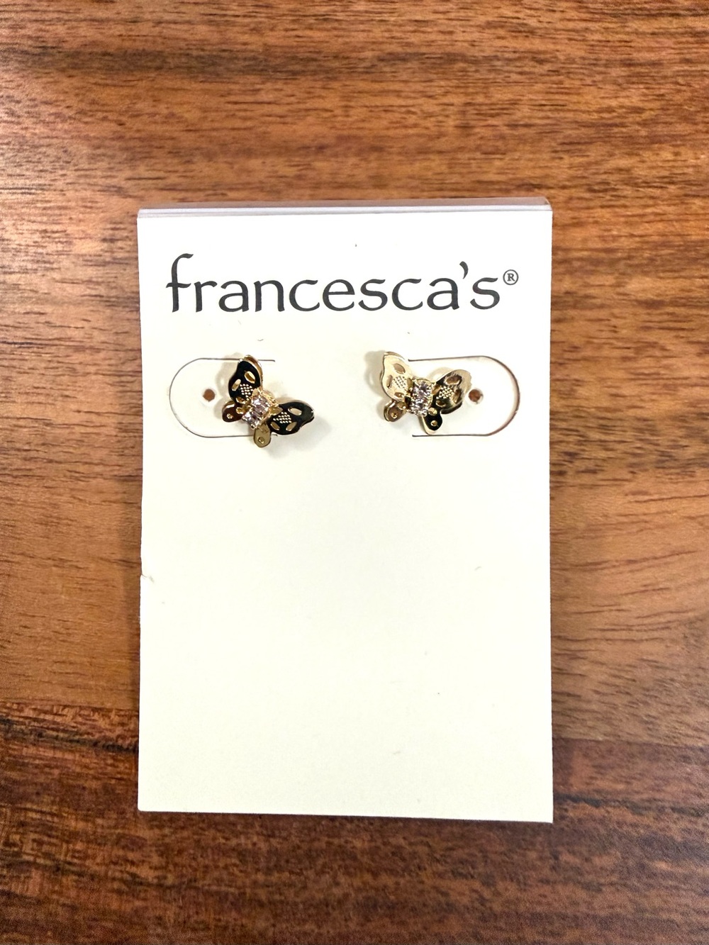 Francesca’s Butterfly Earrings-New